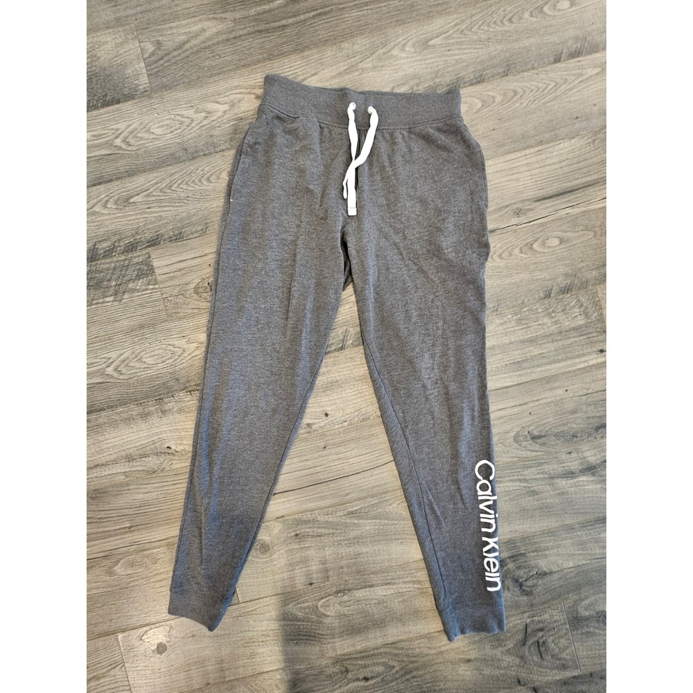 Calvin Klein Womens‎ szS Gray Jogger Sweatpants Loungewear Activewear Athleisure